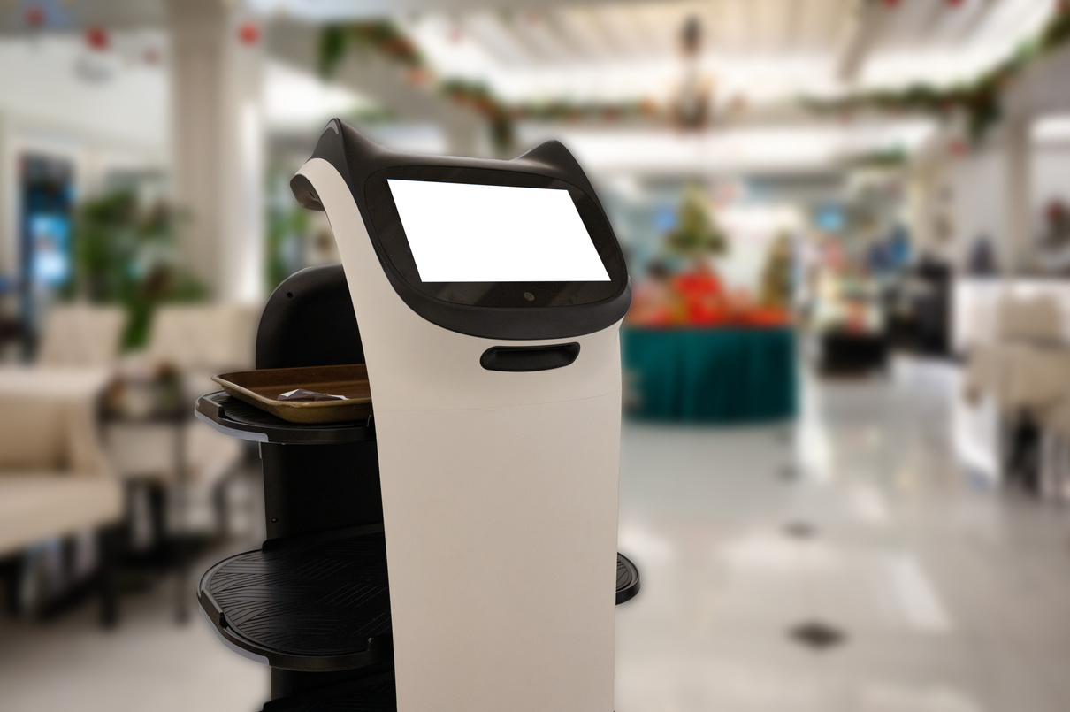 Artificial intelligence assistant personal robot for serve foods